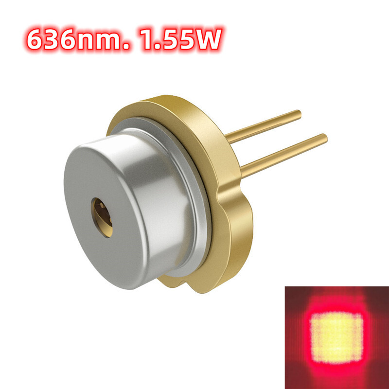 Multimode Laser Diode with 1.55W CW Output Power at 636nm