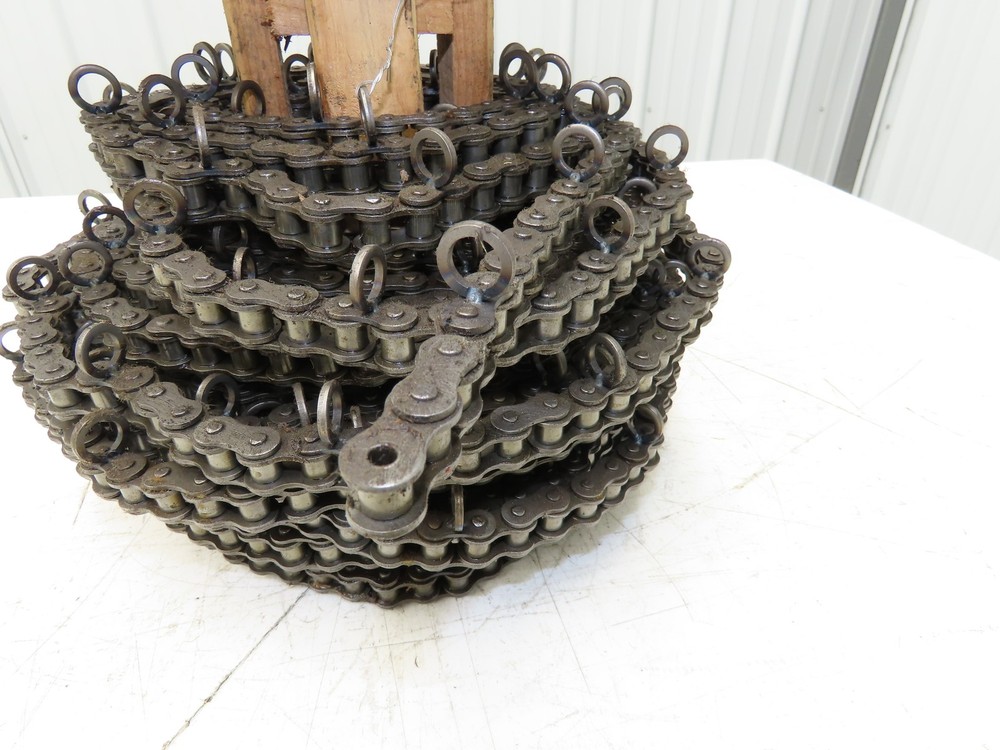 Dematic FMH 20052-000 Cable Chain Loop Ring Attachment #50 Roller Chain 80Ft