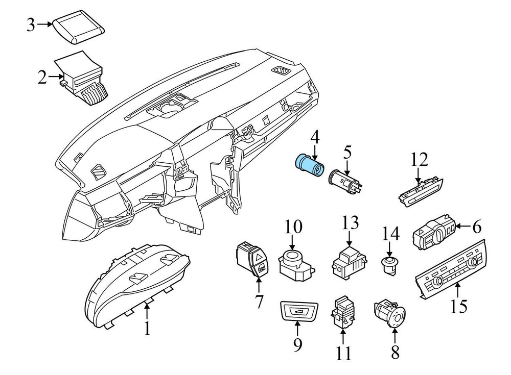 1996-2001 BMW 740IL - Cigarette Lighter 6969134