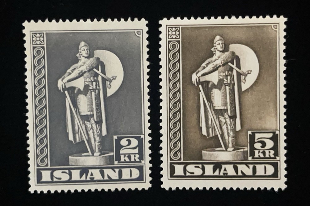 Iceland Stamp Scott # 229 - 230 MLH