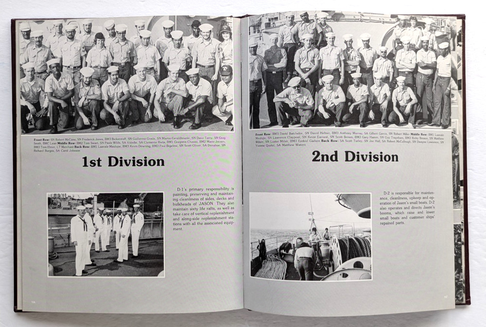USS JASON AR-8 1983 WESTPAC CRUISE BOOK