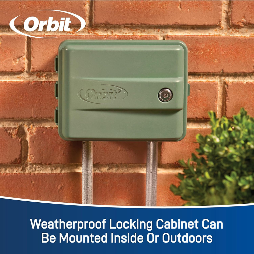 57899 9-Station Outdoor Swing Panel Sprinkler System Timer