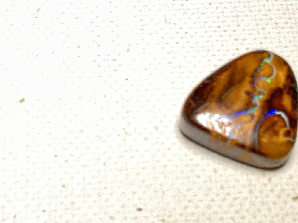 All Natural Solid Australian Boulder Opal, 12.40 carats, double sided