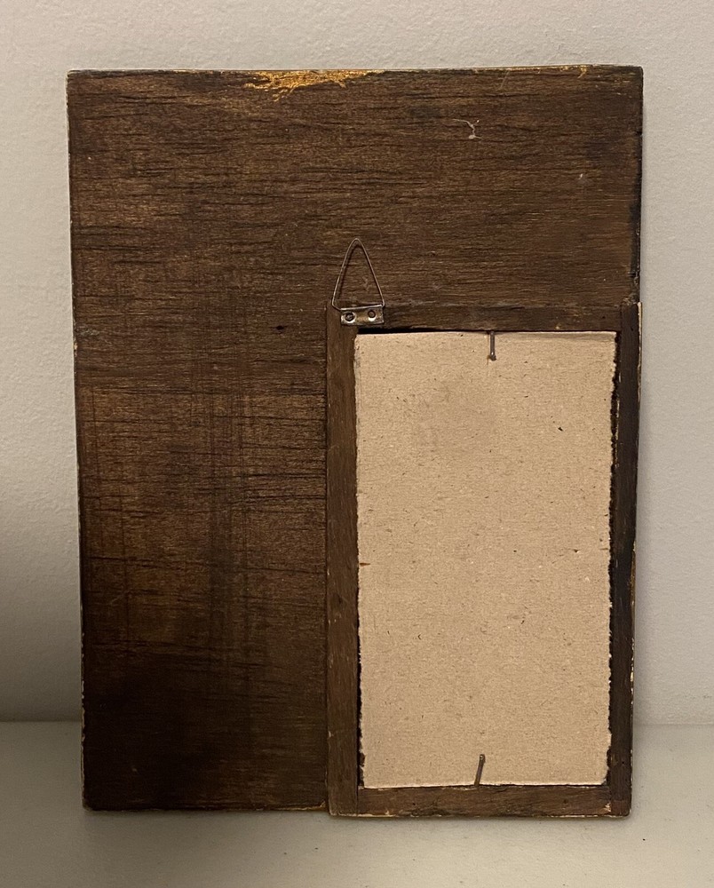Vintage Peruvian Hand Painted Mirror