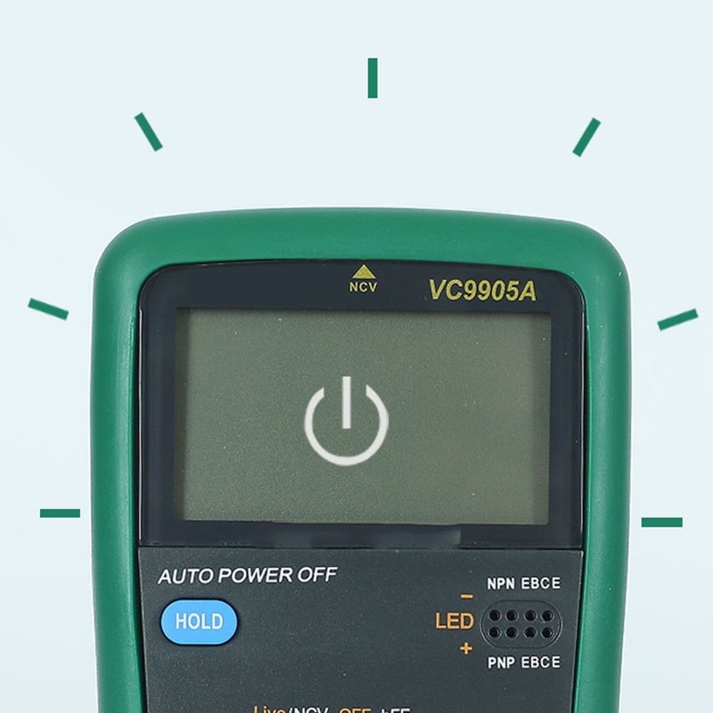 VC9905A LED Display Digital Multimeter for AC Frequency Response 40 400Hz