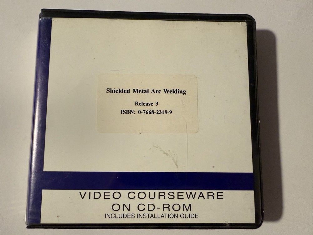Shielded Metal Arc Welding Release 3 Video Courseware On CD ROM