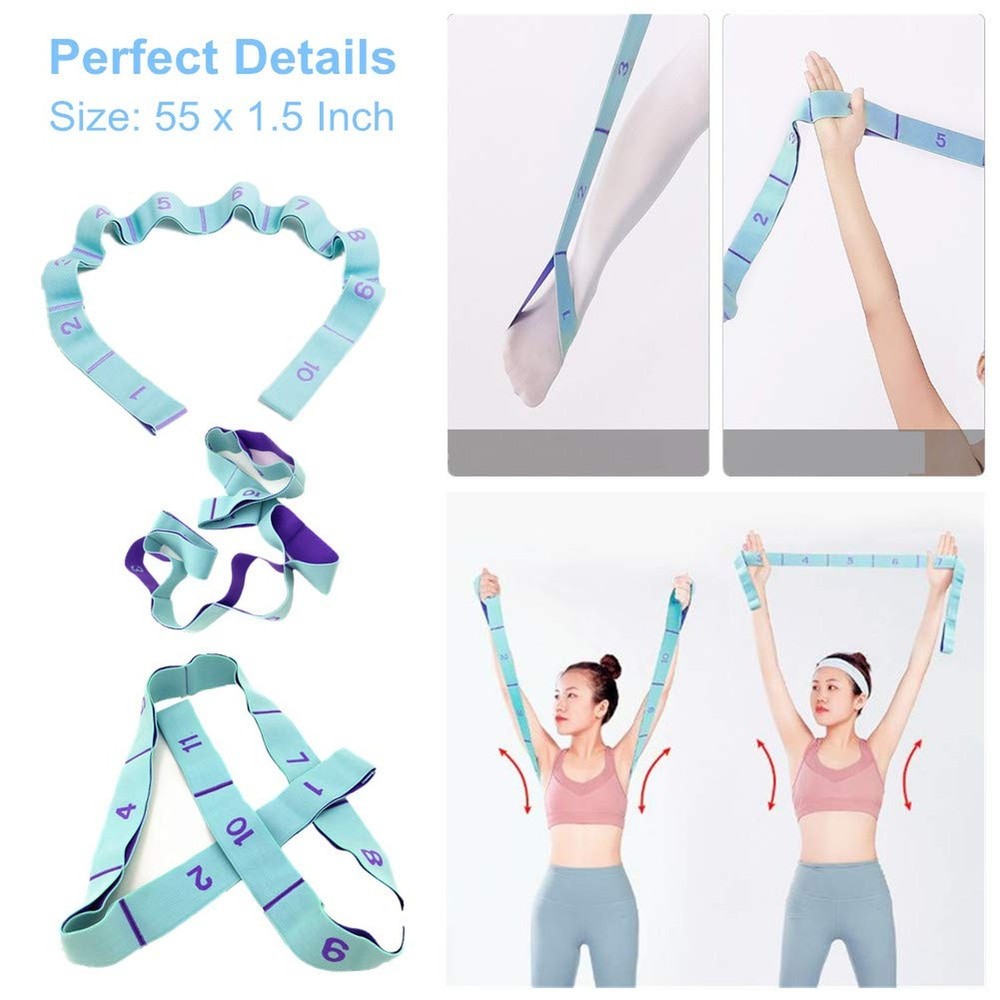 Nitpicker Stretching Straps Hamstring Stretcher Device Elastic Exercise Band ...
