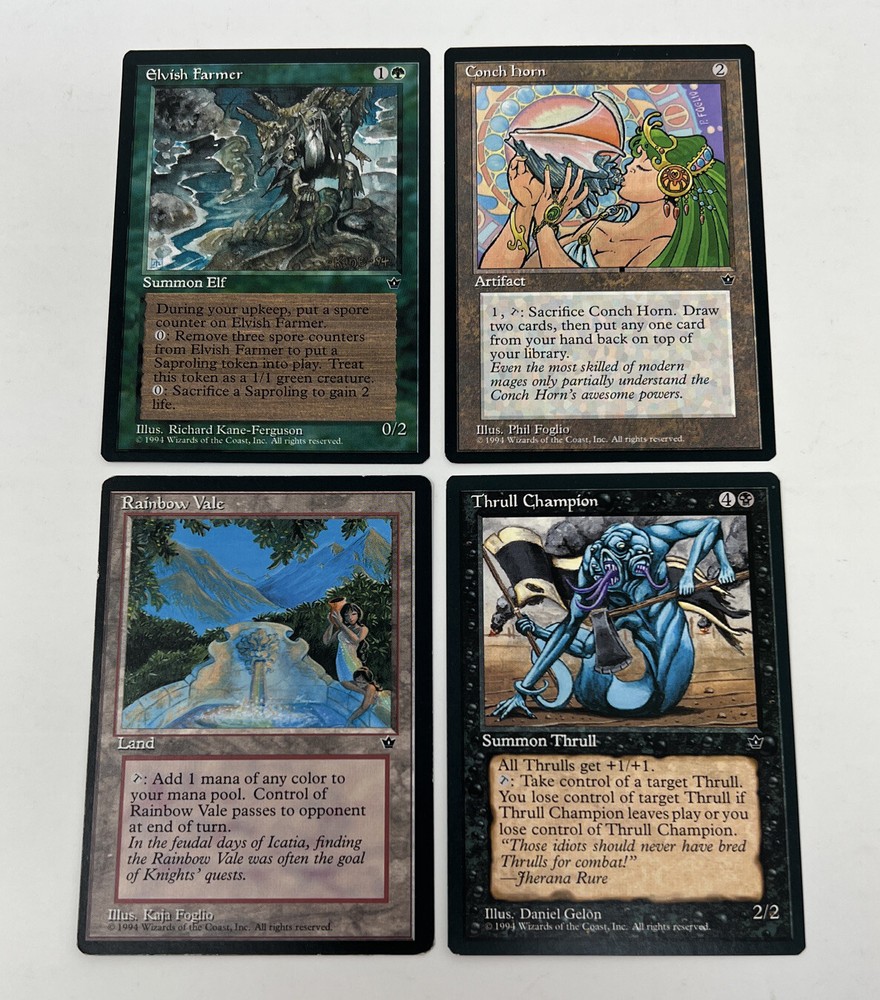 WotC Magic: The Gathering: Fallen Empires 187/187 Complete Set LP-MP