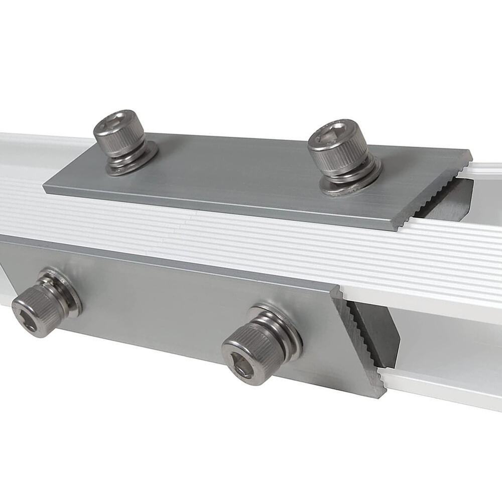,Aluminium Solar Module Rails Profile Connectors Mounting Connection