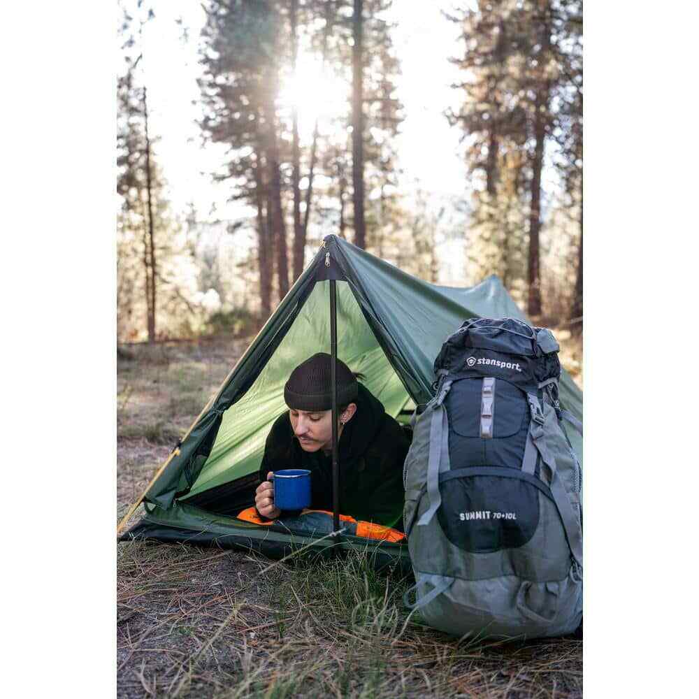Lightweight A-Frame Scout Troop Camp Backpacking Tent Flame-retardant Durable