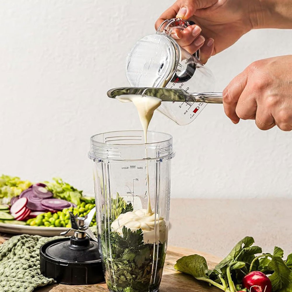 4-in-1 Adjustable Measuring Cup Push Up Multi-Functional Measuring Cube Cups