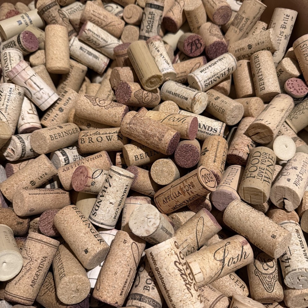 Premium Wine Corks Natural - Used Assorted Choice of 50, 100, 200