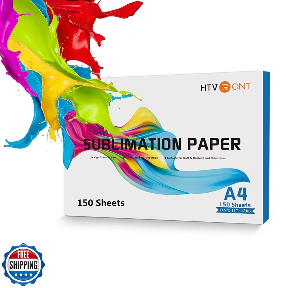 HTVRONT Sublimation Paper 8.5 x 11 inches - 150 Sheets Sublimatio
