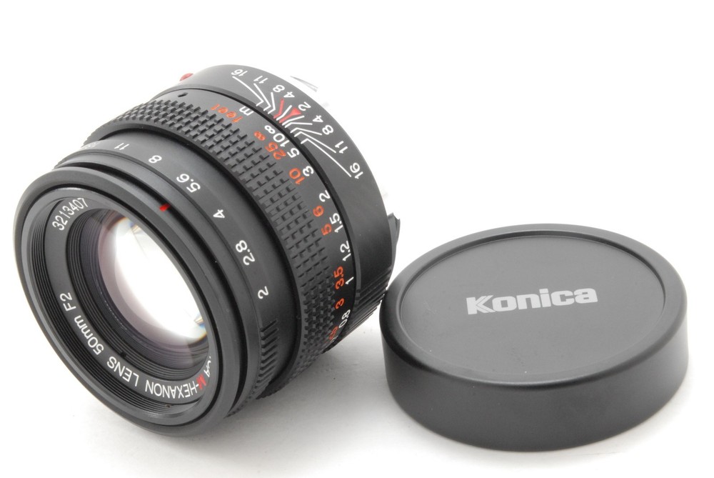 [Almost Unused] KONICA M Hexanone 50mm f/2 From JAPAN