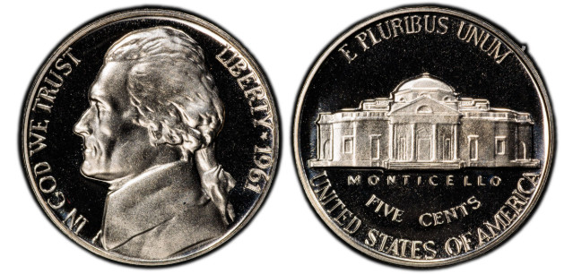 1961 P *GEM PROOF* Jefferson Nickel