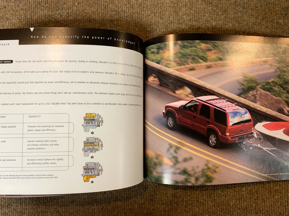 Original 2000 Oldsmobile Bravada Brochure