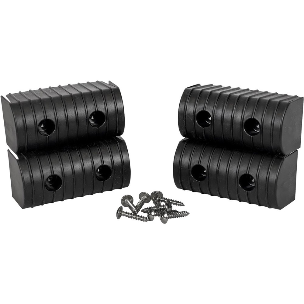 Caliber BunkWrap Endcap - 2"x4" - Black - 4/Pack 23051-BK