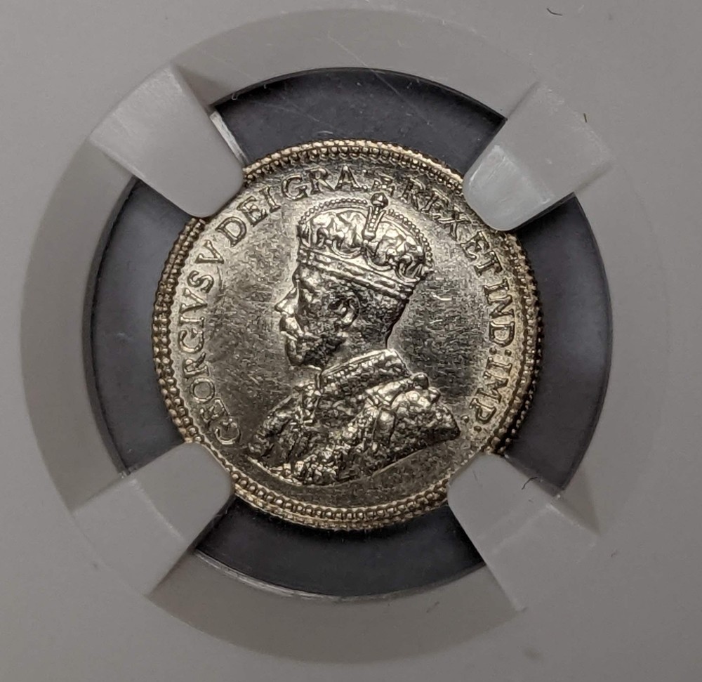 1912 Canada 5c NGC Unc Details