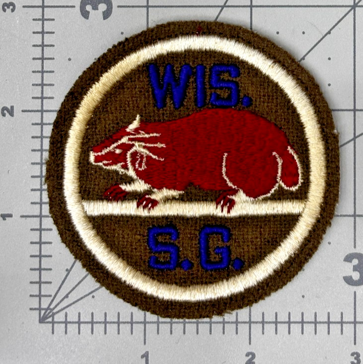 1941-1947 Wisconsin State Guard Patch Inv# K2151
