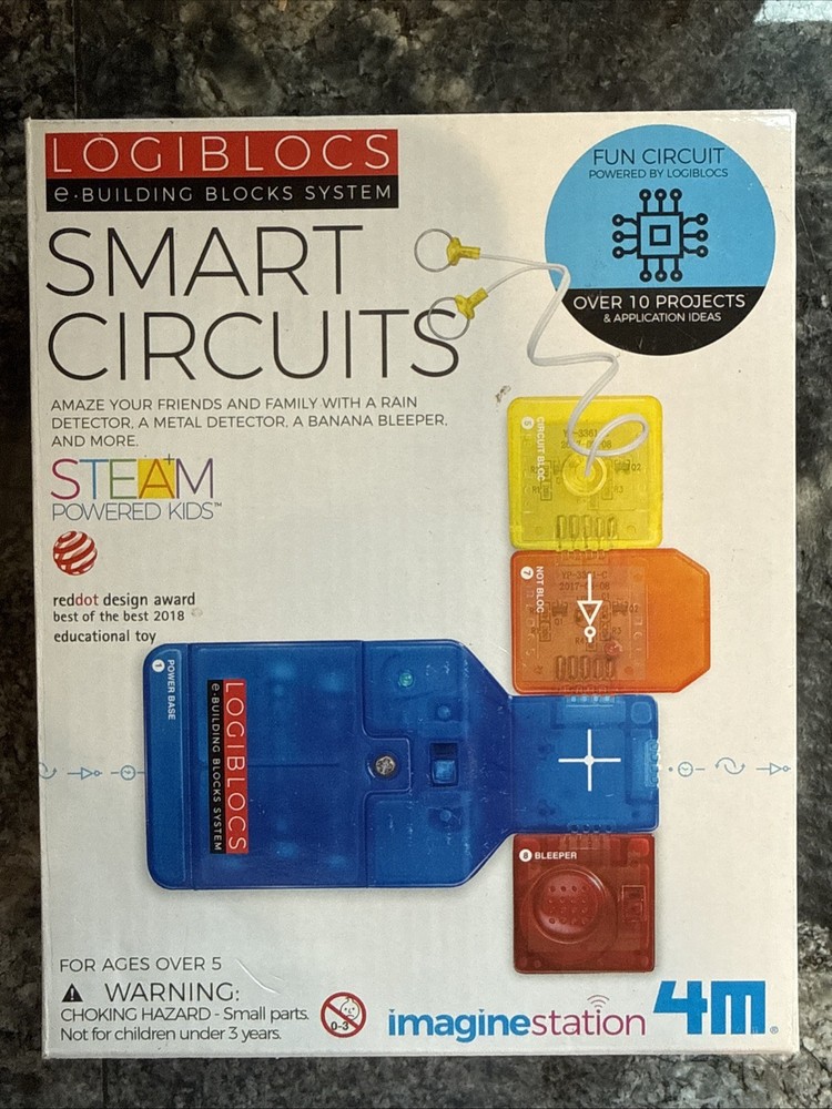 Logiblocs Smart Circuits E-Building Blocks System for Ages 5+