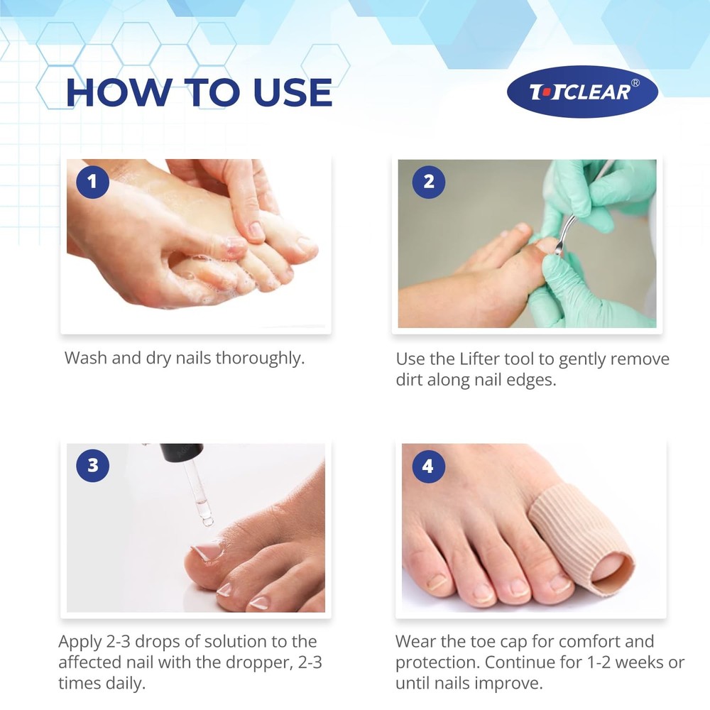 Ingrown Toenail Relief Kit - Tool Drops - 30ml - Effective Solution