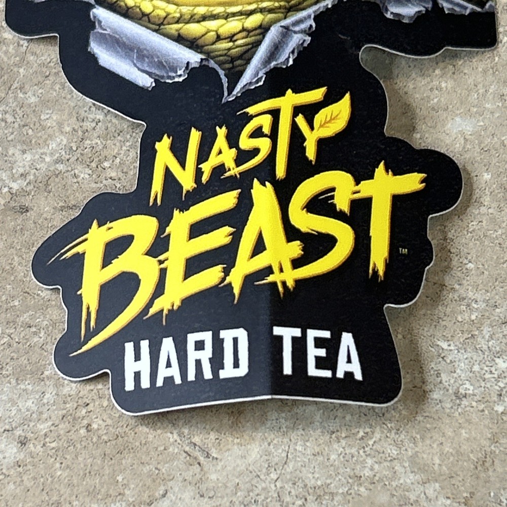 Monster Nasty Beast Hard Tea Sticker