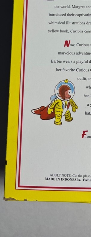 Barbie and Curious George NRFB 2000