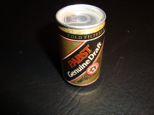 Circa 1990s Pabst Genuine Draft Mini EMPTY Water Can, Milwaukee