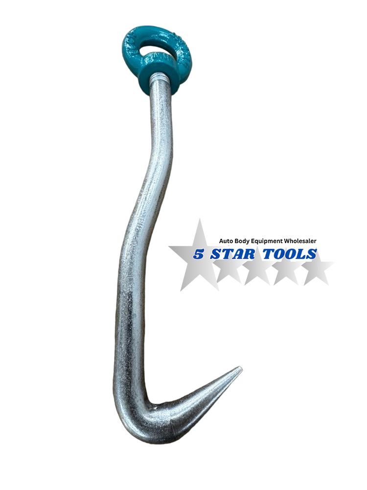 NEW Chain, Clamp, Hook Set Clamp Auto Body Frame Machine Repair Pulling Clamp