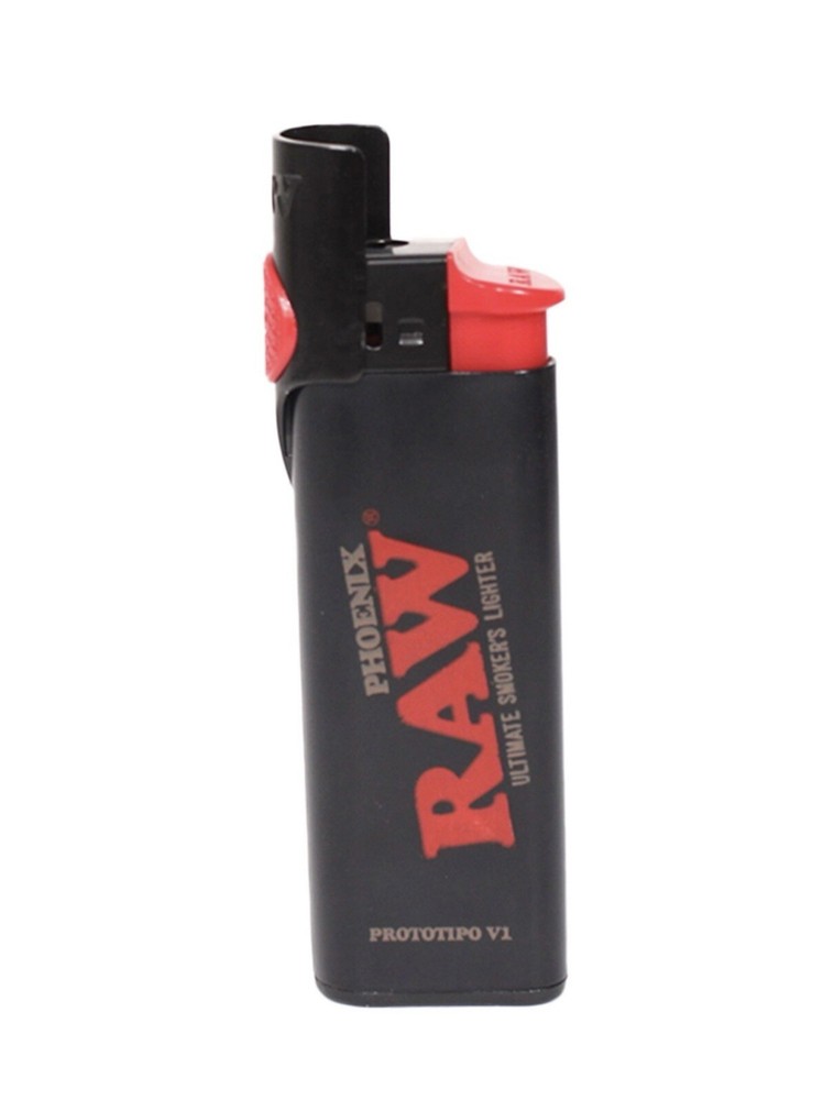 RAW Classic 1 1/4 Size Pre-Rolled Cone + Raw Torch Raw Phoenix Extendo Lighter