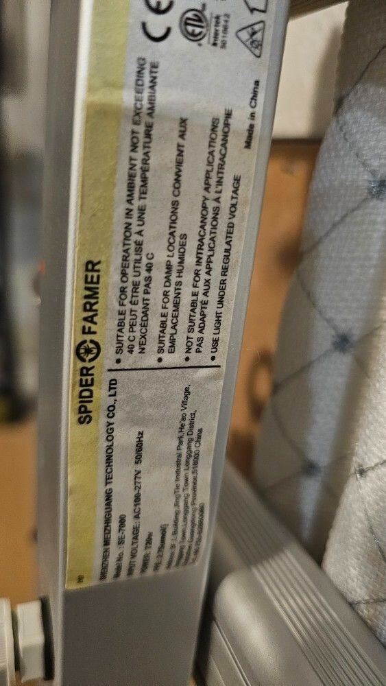 SE 7000 SPIDER FARMER GROW LIGHT