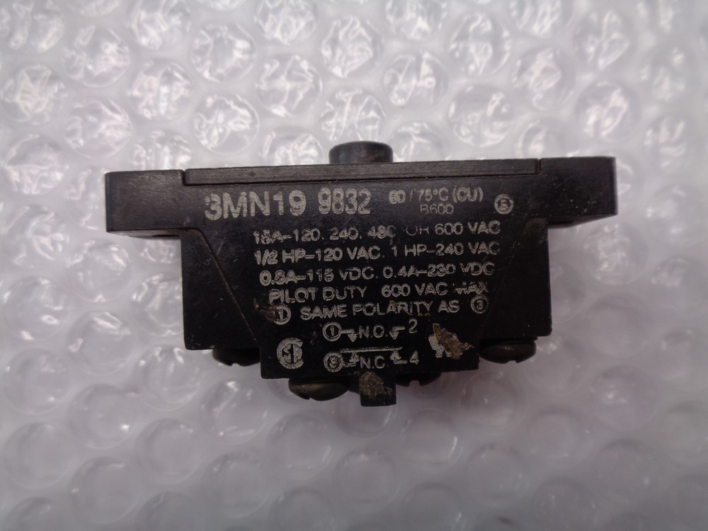 MICROSWITCH 3MN19 9832 LIMIT SWITCH NSNP