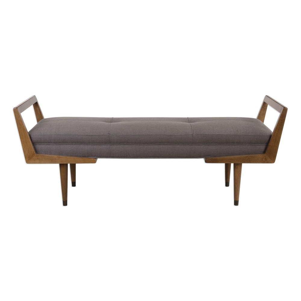 Uttermost 23388 Waylon 59"W Wood Bench - MultiColor