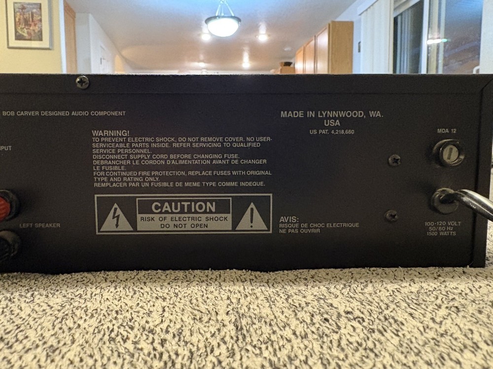 CARVER TFM-45 POWER AMPLIFIER