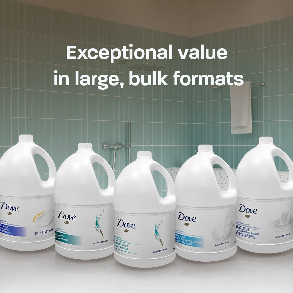 Dove Professional 5L Shampoo Case of 3