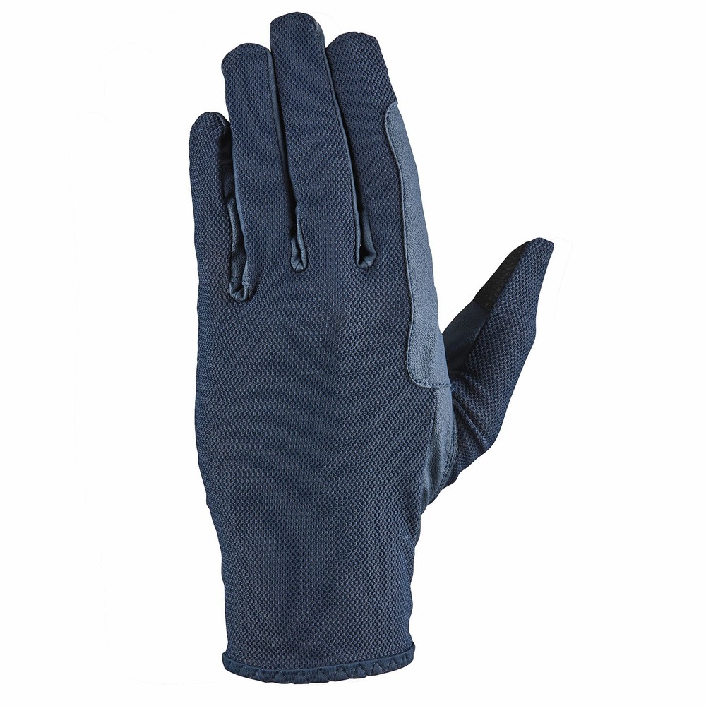 Dublin Pull On Cool Mesh Riding Gloves, Navy, Small (6)