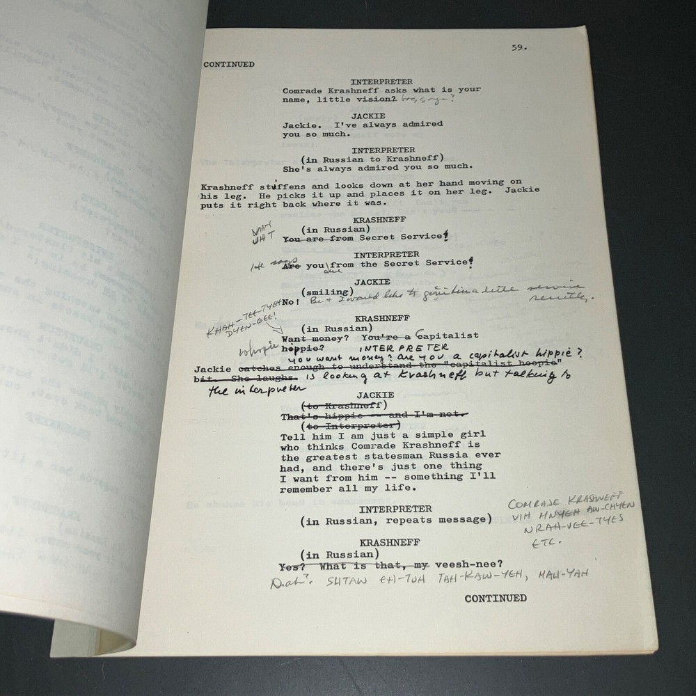 BUNNY CAPER (2/7/73) Jack Arnold Dir. / Early Title Draft + Hand-Typed Pgs +COA!