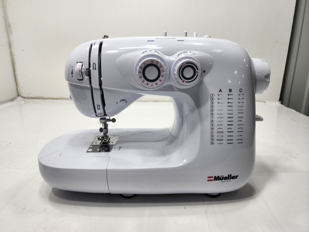 Mueller Ultra-Stitch Sewing Machine SM-1100 White 42 Stitch Patterns