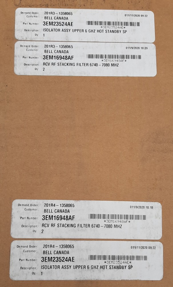 NOKIA MPR9500 Microwave Packet Radio Antenna RFS StackFilter WAVE GUIDE Isolator