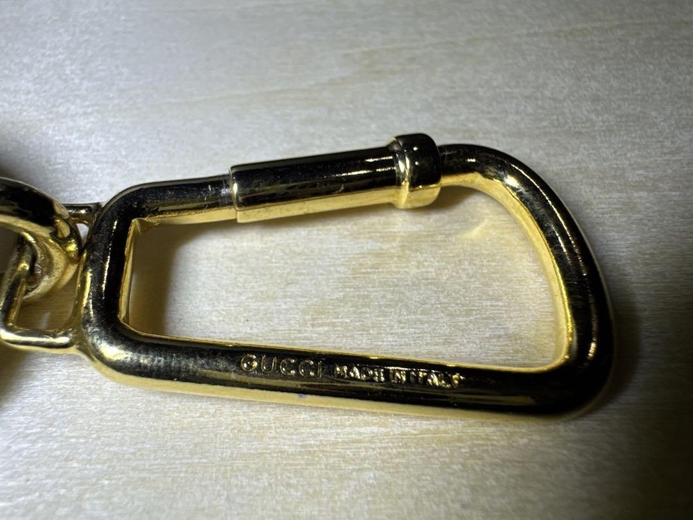 Rare GUCCI bamboo keychain retro