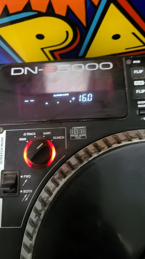 FOR PARTS DISC PROBLEMS Denon DN-S5000 Digital CD Turntable DJ music compact