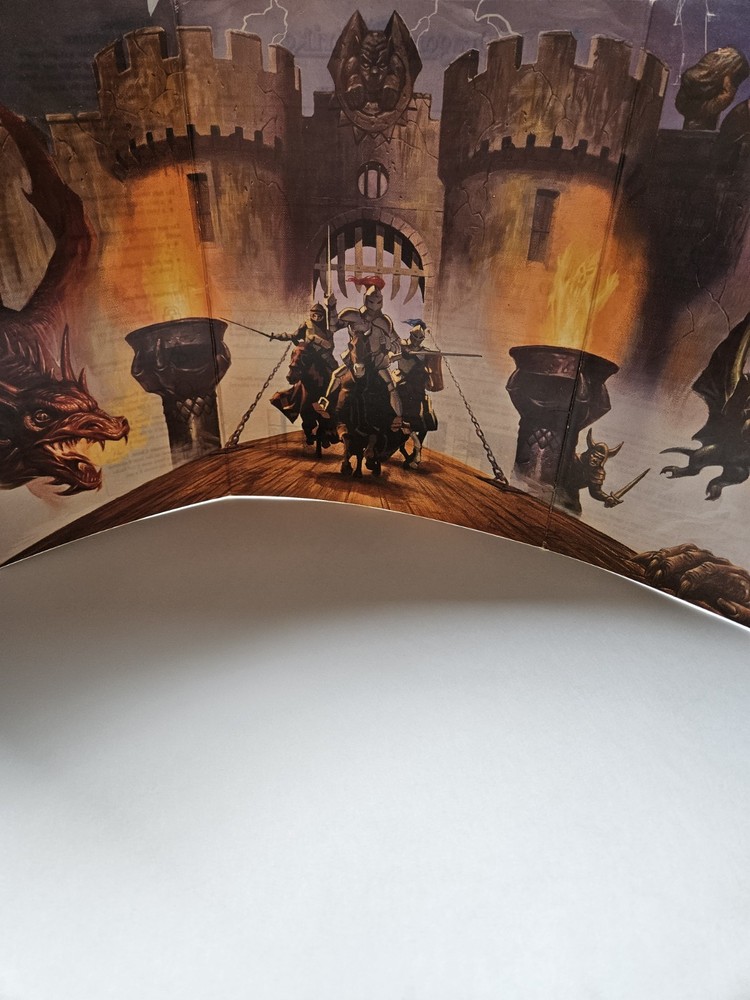 DRAGON STRIKE Original GAME SCREEN TSR D&D screen booklet