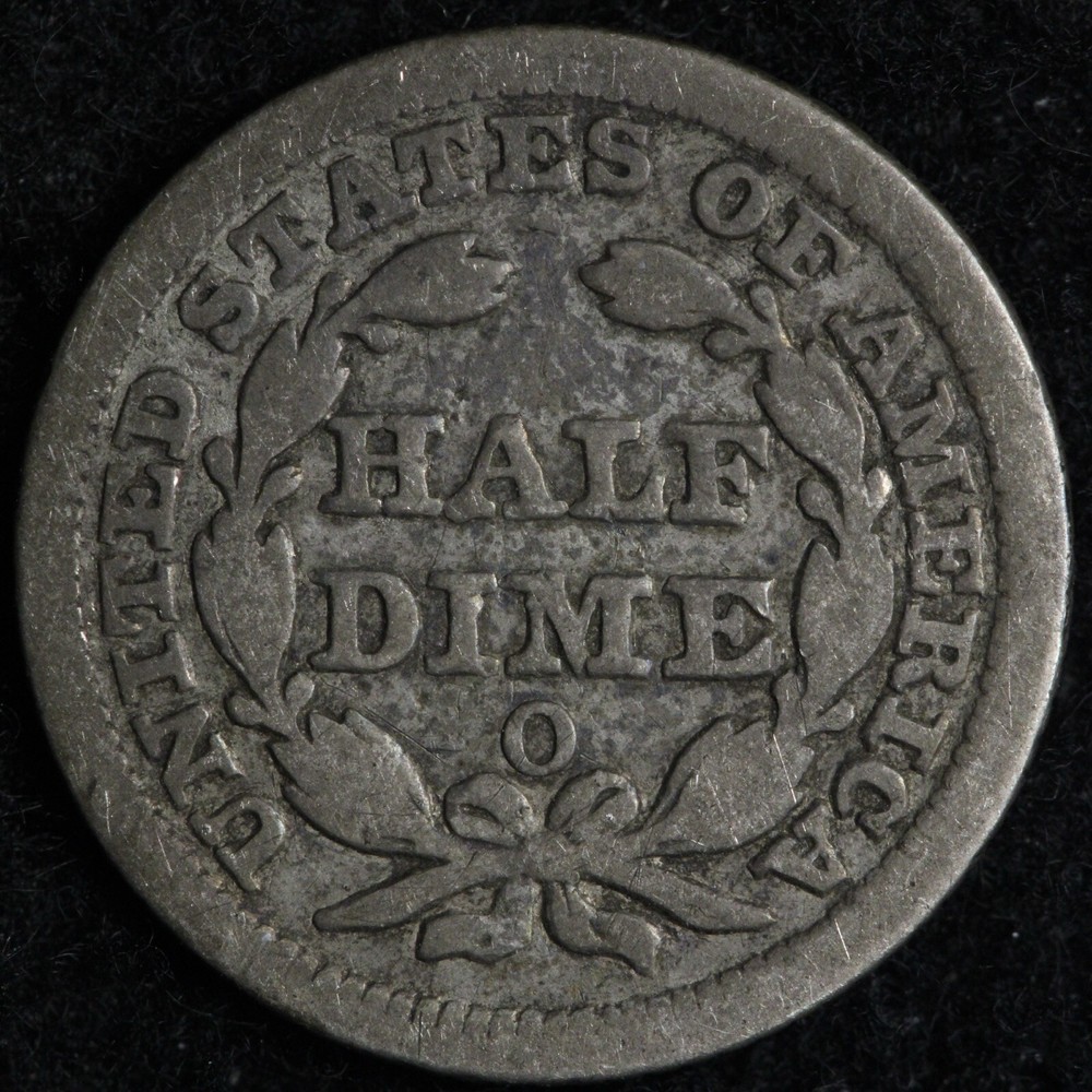 1852-O Seated Liberty Silver Half Dime VG E225 WSP