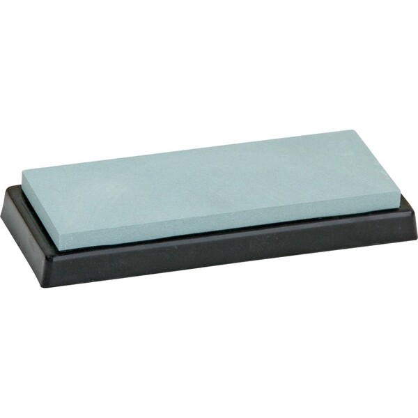 Sharpening Stone With Non-Slip Rubber Base Knives Multi-Tools 5.25" x 2" Size