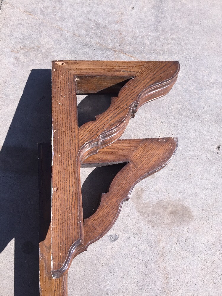 Pair Matching Oak Corbels
