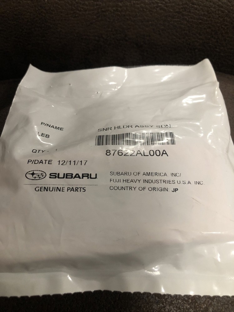 Genuine Subaru Reverse Sensor Holder 87622AL00A