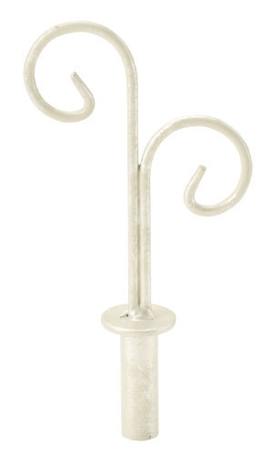 Counter Top Purse Display Costumer Handbag Hook Ivory Adjustable 24" 36"
