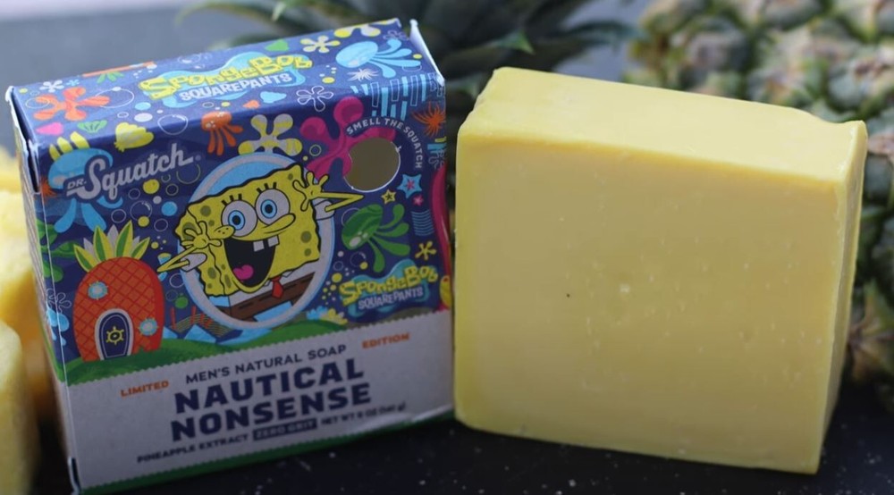 2 PACK Dr Squatch SpongeBob Limited Edition Nautical Nonsense!!