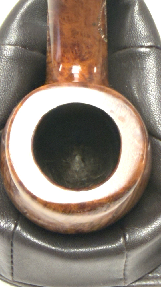 THE BRIAR WORKSHOP Stowe Vermont Smooth Straight Grain Danish Style Bent Egg *