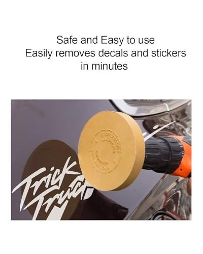 Decal Eraser Wheel Adhesive Remover Tool with 4 Pack Solid Decal Eraser Wheel